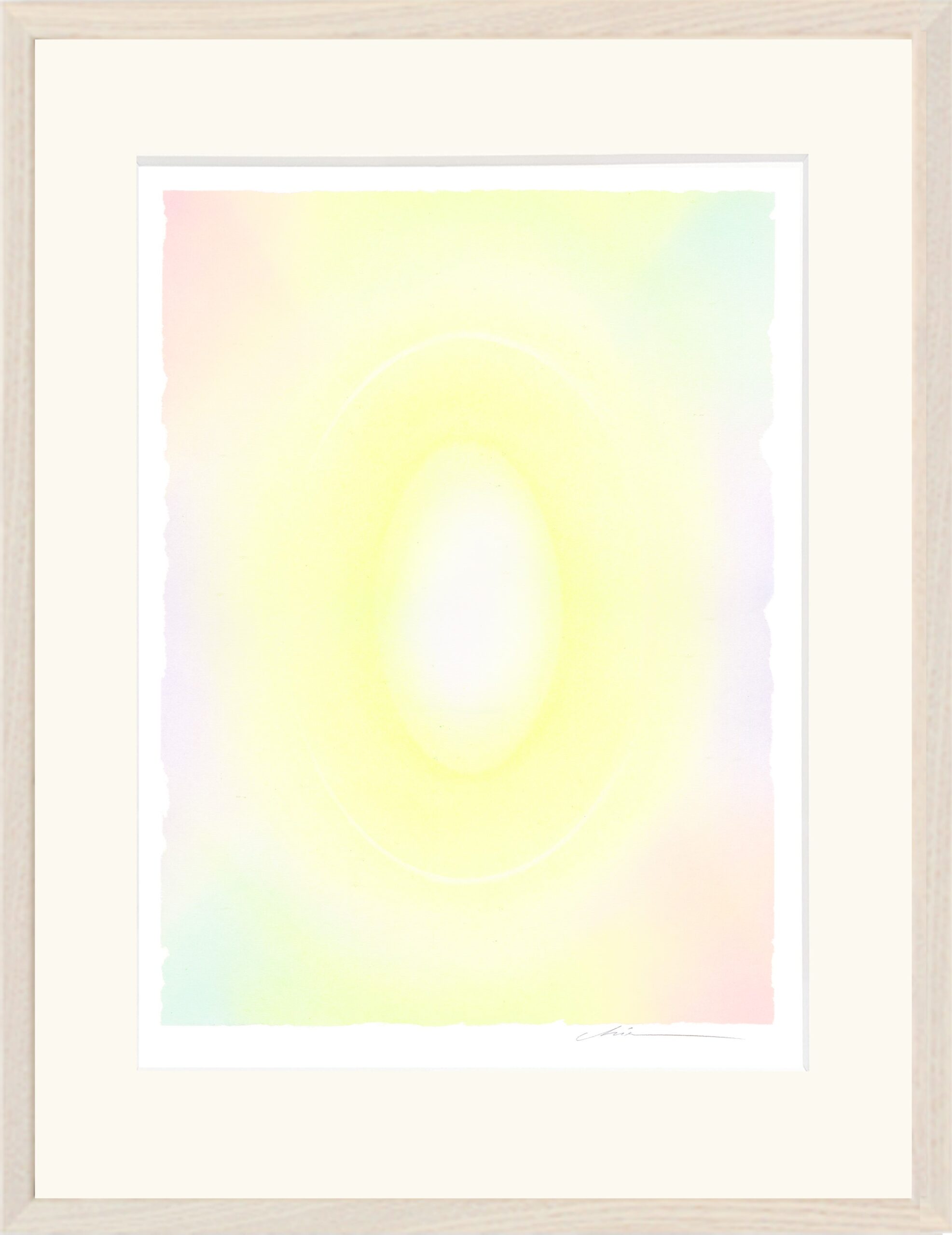 【完売品】光の絵Chie Art 「Aura」チエアート限定直筆サイン入り公式サイトから